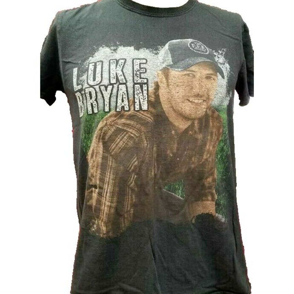 Luke Bryan 2011 Band Tour T-Shirt Black Size Medium Country Music 2 Sides